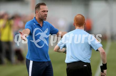 Fussball Kaerntner Liga. SAK gegen Voelkermarkt. Trainer Goran Jolic (SAK). Klagenfurt, 25.8.2017.
Foto: Kuess
---
pressefotos, pressefotografie, kuess, qs, qspictures, sport, bild, bilder, bilddatenbank
