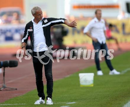 Fussball Tipico Bundesliga. RZ Pellets WAC gegen SKN St. Poelten. Trainer Heimo Pfeifenberger  (WAC). Wolfsberg, am  26.8.2017.
Foto: Kuess

---
pressefotos, pressefotografie, kuess, qs, qspictures, sport, bild, bilder, bilddatenbank