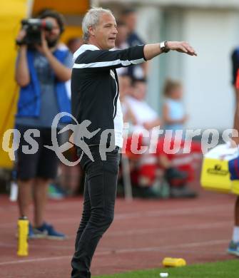 Fussball Tipico Bundesliga. RZ Pellets WAC gegen SKN St. Poelten. Trainer Heimo Pfeifenberger  (WAC). Wolfsberg, am  26.8.2017.
Foto: Kuess

---
pressefotos, pressefotografie, kuess, qs, qspictures, sport, bild, bilder, bilddatenbank