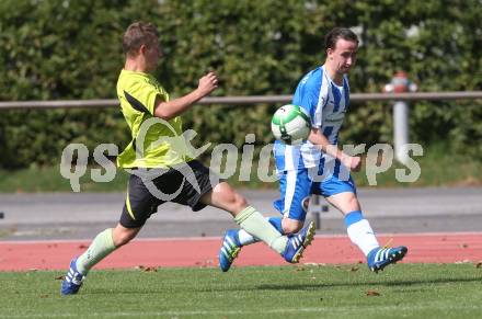 Fussball. 2. KLasse C. VSV gegen Draschitz. Lukas Tauchhammer (VSV), Christof Martins (Draschitz). Villach, am 27.8.2017.
Foto: Kuess
---
pressefotos, pressefotografie, kuess, qs, qspictures, sport, bild, bilder, bilddatenbank