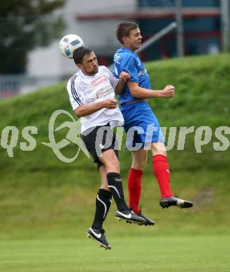 Fussball 1. Klasse A. Gmuend gegen Oberlienz. Joseph Armin Gansger, (Gmuend), Julian Nikolaus Gomig (Oberlienz). Gmuend, am 2.9.2017.
Foto: Kuess
---
pressefotos, pressefotografie, kuess, qs, qspictures, sport, bild, bilder, bilddatenbank