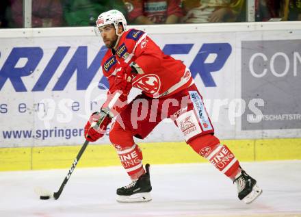 EBEL. Eishockey Bundesliga. KAC gegen Graz 99ers. Martin Schumnig (KAC). Klagenfurt, am 08.9.2017.
Foto: Kuess

---
pressefotos, pressefotografie, kuess, qs, qspictures, sport, bild, bilder, bilddatenbank