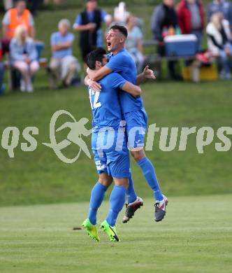 Fussball. Kaerntner Liga. Koettmannsdorf gegen ASV. Torjubel Niko Maric (ASV). Koettmannsdorf, 9.9.2017.
Foto: Kuess
---
pressefotos, pressefotografie, kuess, qs, qspictures, sport, bild, bilder, bilddatenbank