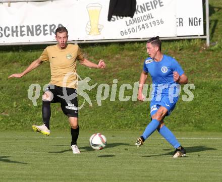 Fussball. Kaerntner Liga. Koettmannsdorf gegen ASV. Nico Hrstic (Koettmannsdorf), Philipp Matthias Gaggl (ASV). Koettmannsdorf, 9.9.2017.
Foto: Kuess
---
pressefotos, pressefotografie, kuess, qs, qspictures, sport, bild, bilder, bilddatenbank