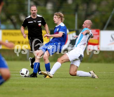 Fussball. 1. Klasse A. Hermagor gegen Kirchbach, Matteo Zauner (Hermagor), Steffen Herrfurth (Kirchbach), Hermagor, 9.9.2017.
Foto: Kuess
---
pressefotos, pressefotografie, kuess, qs, qspictures, sport, bild, bilder, bilddatenbank