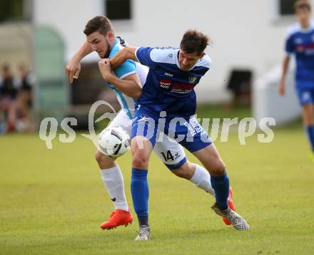 Fussball. 1. Klasse A. Hermagor gegen Kirchbach. Benjamin Groschacher (Hermagor), Gabriel Wassermann (Kirchbach). Hermagor, 9.9.2017.
Foto: Kuess
---
pressefotos, pressefotografie, kuess, qs, qspictures, sport, bild, bilder, bilddatenbank