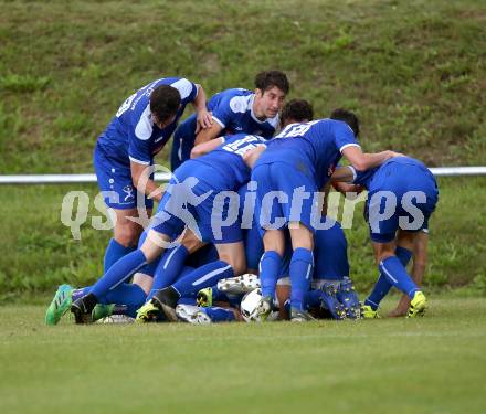 Fussball. 1. Klasse A. Hermagor gegen Kirchbach, Torjubel  (Hermagor). Hermagor, 9.9.2017.
Foto: Kuess
---
pressefotos, pressefotografie, kuess, qs, qspictures, sport, bild, bilder, bilddatenbank