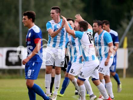 Fussball. 1. Klasse A. Hermagor gegen Kirchbach. Torjubel Nikola Vidovic (Kirchbach). Hermagor, 9.9.2017.
Foto: Kuess
---
pressefotos, pressefotografie, kuess, qs, qspictures, sport, bild, bilder, bilddatenbank