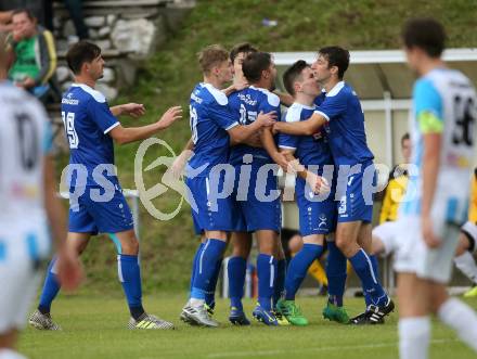 Fussball. 1. Klasse A. Hermagor gegen Kirchbach. Torjubel Hermagor. Hermagor, 9.9.2017.
Foto: Kuess
---
pressefotos, pressefotografie, kuess, qs, qspictures, sport, bild, bilder, bilddatenbank
