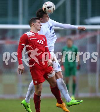 Fussball Kaerntner Liga. KAC 1909 gegen SAK. Robert Matic,  (KAC), Zdravko Koletnik (SAK). Klagenfurt, am 16.9.2017.
Foto: Kuess
---
pressefotos, pressefotografie, kuess, qs, qspictures, sport, bild, bilder, bilddatenbank