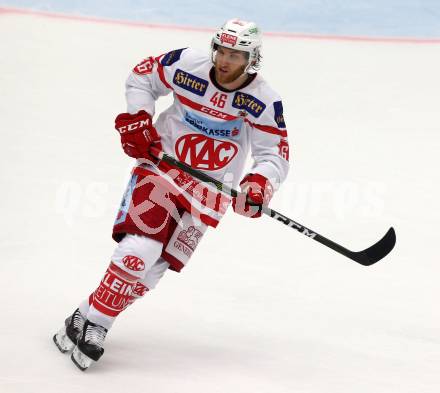 EBEL. Eishockey Bundesliga. EC VSV gegen KAC. Johannes Bischofberger (KAC). Villach, am 19.9.2017.
Foto: Kuess 


---
pressefotos, pressefotografie, kuess, qs, qspictures, sport, bild, bilder, bilddatenbank