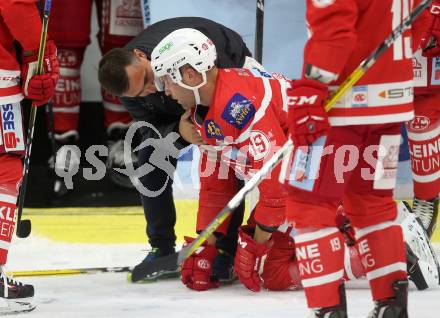 EBEL. Eishockey Bundesliga. KAC gegen HCB Suedtirol Alperia. Richard Regehr (KAC). Klagenfurt, am 22.9.2017.
Foto: Kuess

---
pressefotos, pressefotografie, kuess, qs, qspictures, sport, bild, bilder, bilddatenbank