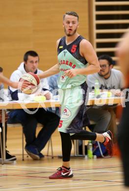 Basketball 2. Bundesliga. Grunddurchgang. 1. Runde. Villach Raiders gegen Basket Flames. Julian Hartl (Villach). Villach, am 24.9.2017.
Foto: Kuess
---
pressefotos, pressefotografie, kuess, qs, qspictures, sport, bild, bilder, bilddatenbank