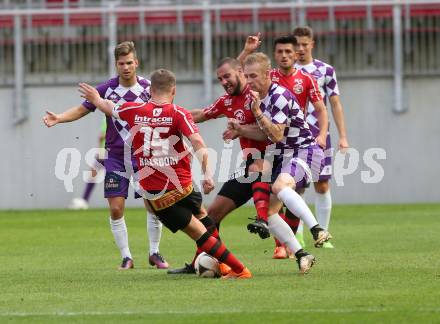 Fussball. Regionalliga. SK Austria Klagenfurt gegen SC Copacabana Kalsdorf. Florian Jaritz (Austria Klagenfurt), Sandro Skurla (Kalsdorf). Klagenfurt, 23.9.2017.
Foto: Kuess
---
pressefotos, pressefotografie, kuess, qs, qspictures, sport, bild, bilder, bilddatenbank