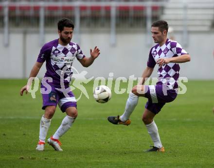 Fussball. Regionalliga. SK Austria Klagenfurt gegen SC Copacabana Kalsdorf. Daniel De Souza Mendes , Julian Salentinig (Austria Klagenfurt). Klagenfurt, 23.9.2017.
Foto: Kuess
---
pressefotos, pressefotografie, kuess, qs, qspictures, sport, bild, bilder, bilddatenbank
