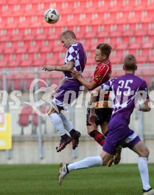 Fussball. Regionalliga. SK Austria Klagenfurt gegen SC Copacabana Kalsdorf. Florian Jaritz (Austria Klagenfurt), Sebastian Zier (Kalsdorf). Klagenfurt, 23.9.2017.
Foto: Kuess
---
pressefotos, pressefotografie, kuess, qs, qspictures, sport, bild, bilder, bilddatenbank