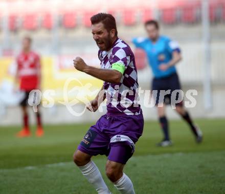 Fussball. Regionalliga. SK Austria Klagenfurt gegen SC Copacabana Kalsdorf. Torjubel Sandro Zakany, (Austria Klagenfurt). Klagenfurt, 23.9.2017.
Foto: Kuess
---
pressefotos, pressefotografie, kuess, qs, qspictures, sport, bild, bilder, bilddatenbank