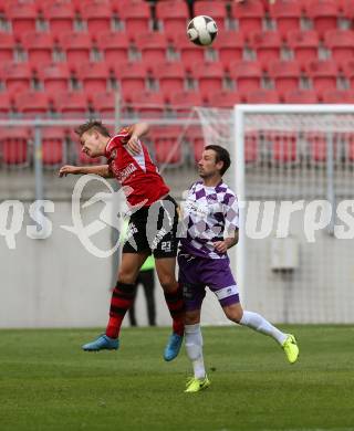 Fussball. Regionalliga. SK Austria Klagenfurt gegen SC Copacabana Kalsdorf. Philipp Huetter (Austria Klagenfurt), Christian Berger (Kalsdorf). Klagenfurt, 23.9.2017.
Foto: Kuess
---
pressefotos, pressefotografie, kuess, qs, qspictures, sport, bild, bilder, bilddatenbank