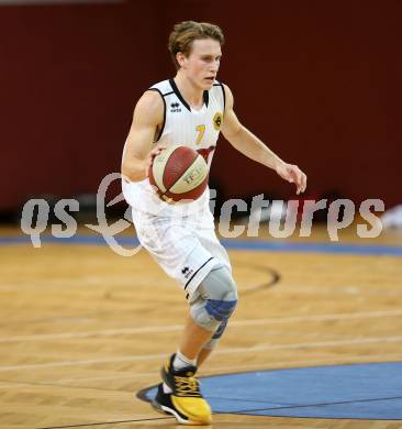Basketball 2. Bundesliga. Grunddurchgang. 2. Runde. Woerthersee Piraten gegen St. Poelten Dragons. Lukas Simoner (Piraten). Klagenfurt, am 30.9.2017.
Foto: Kuess
---
pressefotos, pressefotografie, kuess, qs, qspictures, sport, bild, bilder, bilddatenbank