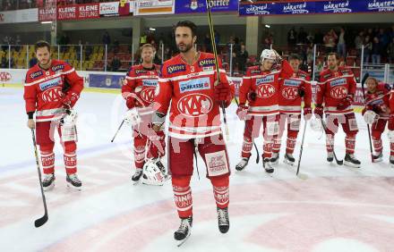 EBEL. Eishockey Bundesliga. KAC gegen 	HC TWK Innsbruck. David Joseph Fischer (KAC). Klagenfurt, am 1.10.2017.
Foto: Kuess

---
pressefotos, pressefotografie, kuess, qs, qspictures, sport, bild, bilder, bilddatenbank