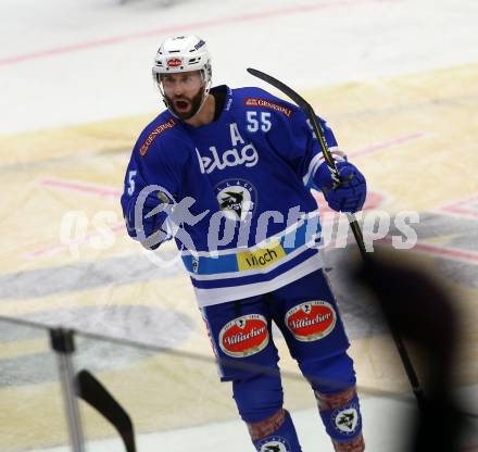 EBEL. Eishockey Bundesliga. EC VSV gegen HCB Suedtirol Alperia. Torjubel Andrew Sarauer (VSV). Villach, am 6.10.2017.
Foto: Kuess 


---
pressefotos, pressefotografie, kuess, qs, qspictures, sport, bild, bilder, bilddatenbank