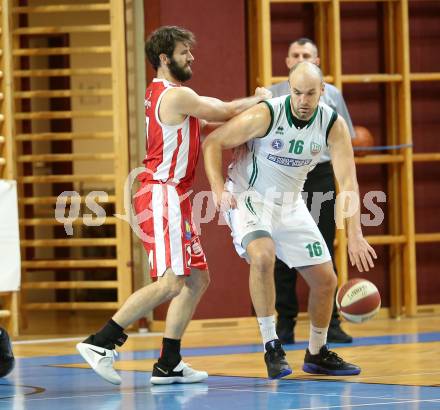 Basketball 2. Bundesliga. Grunddurchgang. 3. Runde. KOS Celovec gegen St. Poelten Dragons. Vjeran Soldo (KOS Celovec), Denis Soldo (St. Poelten). Klagenfurt, am 7.10.2017.
Foto: Kuess
---
pressefotos, pressefotografie, kuess, qs, qspictures, sport, bild, bilder, bilddatenbank