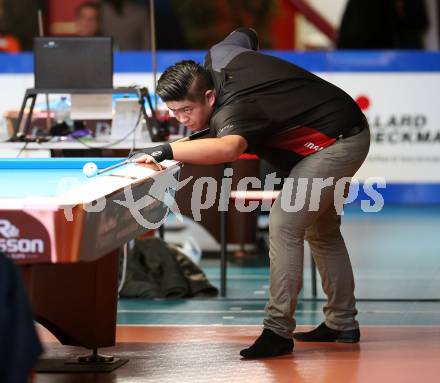 Billard. Atlantic Challenge Cup 2017. Mario He. Klagenfurt, 7.10.2017.
Foto: Kuess
---
pressefotos, pressefotografie, kuess, qs, qspictures, sport, bild, bilder, bilddatenbank