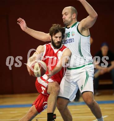 Basketball 2. Bundesliga. Grunddurchgang. 3. Runde. KOS Celovec gegen St. Poelten Dragons. Vjeran Soldo, (KOS Celovec), Denis Soldo (St. Poelten). Klagenfurt, am 7.10.2017.
Foto: Kuess
---
pressefotos, pressefotografie, kuess, qs, qspictures, sport, bild, bilder, bilddatenbank