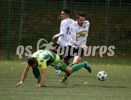 Fussball. Kaerntner Liga. Spittal gegen FC Lendorf. Dejan Kecanovic (Spittal), Nico Moser (Lendorf). Spittal, 6.10.2017.
Foto: Kuess
---
pressefotos, pressefotografie, kuess, qs, qspictures, sport, bild, bilder, bilddatenbank