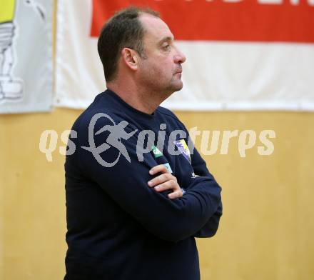 AVL. Volleyball. Volley League Men. SK Posojilnica Aich Dob gegen VBK Woerthersee Loewen Klagenfurt. Manager Martin Micheu (Aich Dob). Bleiburg, am 11.10.2017.
Foto: Kuess
---
pressefotos, pressefotografie, kuess, qs, qspictures, sport, bild, bilder, bilddatenbank