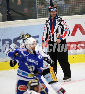 EBEL. Eishockey Bundesliga. EC VSV gegen HC Orli Znojmo. Schiedsrichter. Villach, am 12.10.2017.
Foto: Kuess 


---
pressefotos, pressefotografie, kuess, qs, qspictures, sport, bild, bilder, bilddatenbank