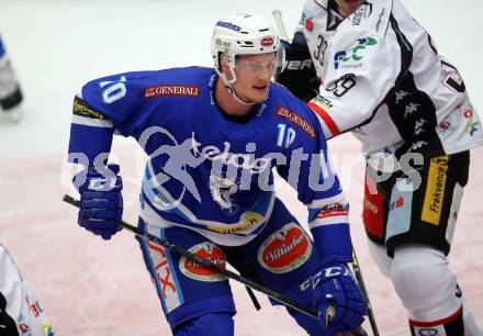 EBEL. Eishockey Bundesliga. EC VSV gegen HC Orli Znojmo. Robert Flick (VSV). Villach, am 12.10.2017.
Foto: Kuess 


---
pressefotos, pressefotografie, kuess, qs, qspictures, sport, bild, bilder, bilddatenbank