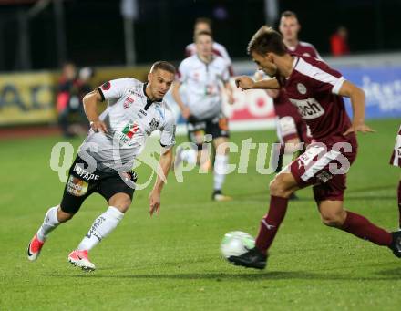 Fussball Tipico Bundesliga. RZ Pellets WAC gegen SV Mattersburg. Bernd Gschweidl (WAC). Wolfsberg, am 14.10.2017.
Foto: Kuess

---
pressefotos, pressefotografie, kuess, qs, qspictures, sport, bild, bilder, bilddatenbank