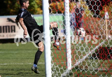 Fussball. Kaerntner Liga. KAC 1909 gegen Bleiburg. Tor Christopher Knauder, (Bleiburg). Klagenfurt, 14.10.2017.
Foto: Kuess
---
pressefotos, pressefotografie, kuess, qs, qspictures, sport, bild, bilder, bilddatenbank