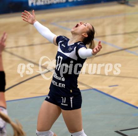 Volleyball Bundesliga. Frauen. SG Kelag Klagenfurt gegen VC Tirol. Jubel Sophie Wallner (Klagenfurt). Klagenfurt, am 21.10.2017.
Foto: Kuess
---
pressefotos, pressefotografie, kuess, qs, qspictures, sport, bild, bilder, bilddatenbank
