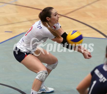 Volleyball Bundesliga. Frauen. SG Kelag Klagenfurt gegen VC Tirol. Jessie Niles (Klagenfurt). Klagenfurt, am 21.10.2017.
Foto: Kuess
---
pressefotos, pressefotografie, kuess, qs, qspictures, sport, bild, bilder, bilddatenbank