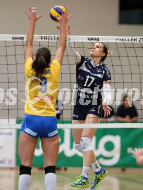 Volleyball Bundesliga. Frauen. SG Kelag Klagenfurt gegen VC Tirol. Sophie Wallner (Klagenfurt). Klagenfurt, am 21.10.2017.
Foto: Kuess
---
pressefotos, pressefotografie, kuess, qs, qspictures, sport, bild, bilder, bilddatenbank