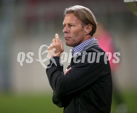 Fussball Regionalliga. SK Austria Klagenfurt gegen FC Jerich International Gleisdorf. Trainer Franz Polanz (Klagenfurt). Klagenfurt, am 20.10.2017.
Foto: Kuess
---
pressefotos, pressefotografie, kuess, qs, qspictures, sport, bild, bilder, bilddatenbank