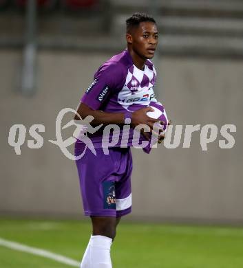 Fussball Regionalliga. SK Austria Klagenfurt gegen FC Jerich International Gleisdorf. Joseph Junior Asante (Klagenfurt). Klagenfurt, am 20.10.2017.
Foto: Kuess
---
pressefotos, pressefotografie, kuess, qs, qspictures, sport, bild, bilder, bilddatenbank