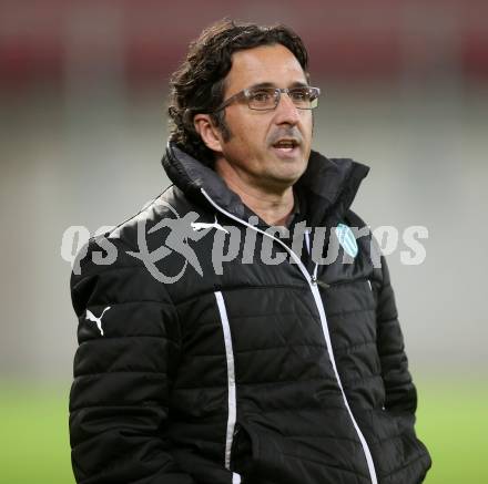 Fussball Regionalliga. SK Austria Klagenfurt gegen FC Jerich International Gleisdorf. Trainer Andreas Moriggl (Gleisdorf). Klagenfurt, am 20.10.2017.
Foto: Kuess
---
pressefotos, pressefotografie, kuess, qs, qspictures, sport, bild, bilder, bilddatenbank