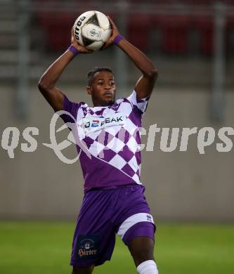 Fussball Regionalliga. SK Austria Klagenfurt gegen FC Jerich International Gleisdorf. Joseph Junior Asante (Klagenfurt). Klagenfurt, am 20.10.2017.
Foto: Kuess
---
pressefotos, pressefotografie, kuess, qs, qspictures, sport, bild, bilder, bilddatenbank