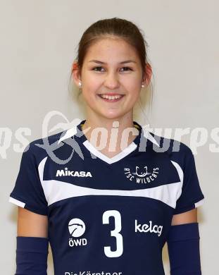 Volleyball. SG Kelag Wildcats Klagenfurt. Mannschaftsfototermin.  Katz Isabella. Klagenfurt, 20.10.2017.
Foto: Kuess
---
pressefotos, pressefotografie, kuess, qs, qspictures, sport, bild, bilder, bilddatenbank
