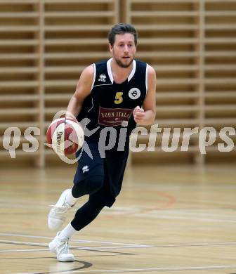 Basketball 2. Bundesliga. Grunddurchgang. 5. Runde. Villach Raiders gegen Woerthersee Piraten. Alexander Della Schiava (Woerthersee Piraten). Villach, am 22.9.2017.
Foto: Kuess

---
pressefotos, pressefotografie, kuess, qs, qspictures, sport, bild, bilder, bilddatenbank