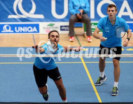 Badminton Bundesliga. SC Kelag Kaernten. Blagovest Kisyov, Filip Spoljarec. Klagenfurt, am 21.10.2017.
Foto: Kuess
---
pressefotos, pressefotografie, kuess, qs, qspictures, sport, bild, bilder, bilddatenbank
