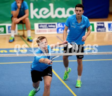 Badminton Bundesliga. SC Kelag Kaernten. Miha Ivancic, Philipp Drexler. Klagenfurt, am 21.10.2017.
Foto: Kuess
---
pressefotos, pressefotografie, kuess, qs, qspictures, sport, bild, bilder, bilddatenbank
