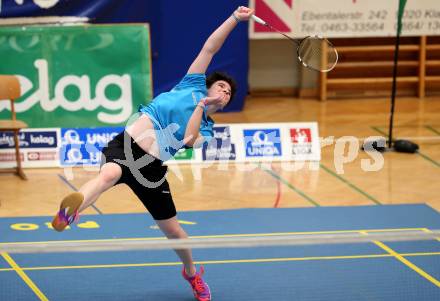 Badminton Bundesliga. SC Kelag Kaernten. Jenny Ertl . Klagenfurt, am 21.10.2017.
Foto: Kuess
---
pressefotos, pressefotografie, kuess, qs, qspictures, sport, bild, bilder, bilddatenbank