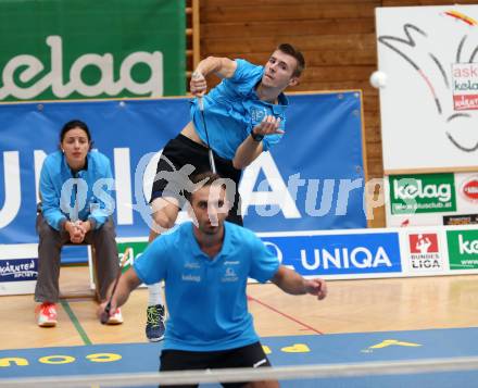 Badminton Bundesliga. SC Kelag Kaernten. Blagovest Kisyov, Filip Spoljarec. Klagenfurt, am 21.10.2017.
Foto: Kuess
---
pressefotos, pressefotografie, kuess, qs, qspictures, sport, bild, bilder, bilddatenbank
