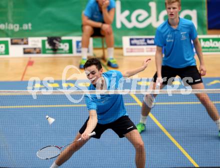 Badminton Bundesliga. SC Kelag Kaernten. Philipp Drexler, Miha Ivancic. Klagenfurt, am 21.10.2017.
Foto: Kuess
---
pressefotos, pressefotografie, kuess, qs, qspictures, sport, bild, bilder, bilddatenbank