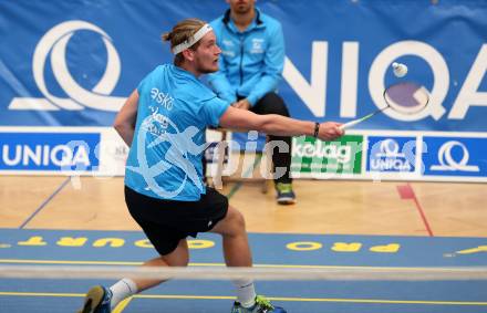 Badminton Bundesliga. SC Kelag Kaernten. Martin Cerkovnik. Klagenfurt, am 21.10.2017.
Foto: Kuess
---
pressefotos, pressefotografie, kuess, qs, qspictures, sport, bild, bilder, bilddatenbank