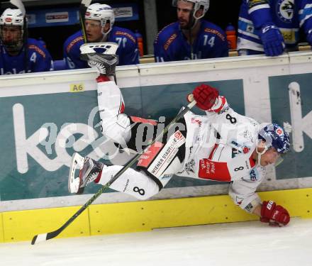 EBEL. Eishockey Bundesliga. EC VSV gegen HC TWK Innsbruck. Hunter Bishop (Innsbruck). Villach, am 26.10.2017.
Foto: Kuess 


---
pressefotos, pressefotografie, kuess, qs, qspictures, sport, bild, bilder, bilddatenbank